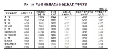 国家统计局发布2017年平均工资情况 IT业超13万元居首,你达标了吗